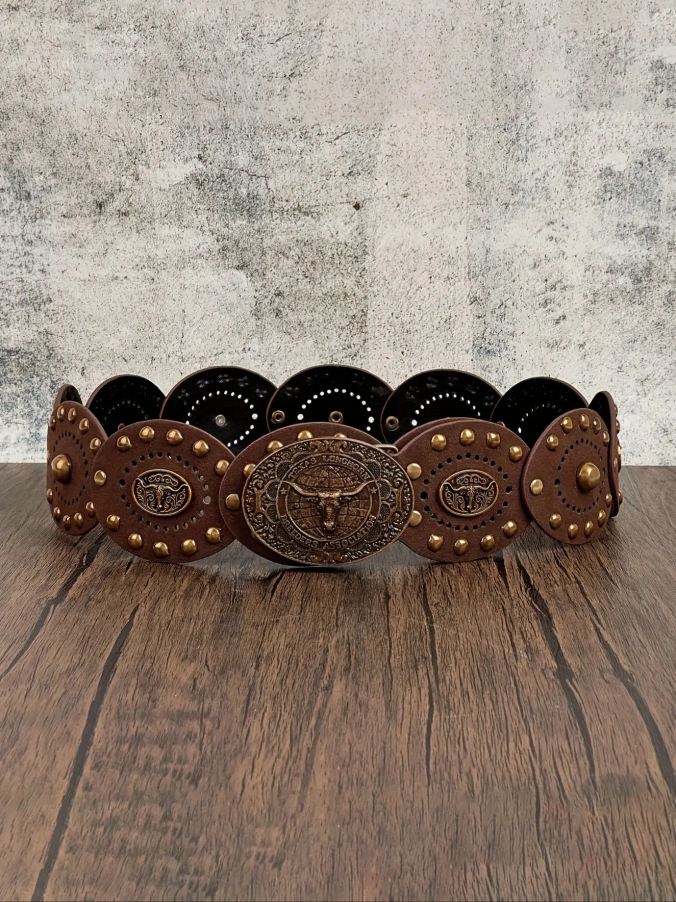 Plus Size Cowgirl Boho Belt for Women, Western Cowboy Belts, Western Style Wide Buckle, Studded Belt Buckle, PU Material, Animal Pattern, Perfect for Parties & Daily Wear, Belt With Buckle