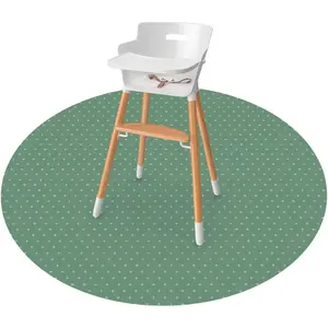 WeeSprout Baby Splat Mat for Kids, Large 51" x 51" Floor Playmat with Durable, Waterproof Surface and Non-Slip Bottom for Infants to Toddlers