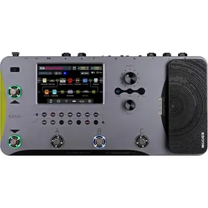 MOOER GE1000 Smart Guitar Multieffects Pedal Processor WIth 5" Touch Screen, 300+ Effects, AI Equalization Third-brand IRs, Stereo Sound, Surport Wireless Footswitch XLR, MIDI Port, APP Cloud Grey