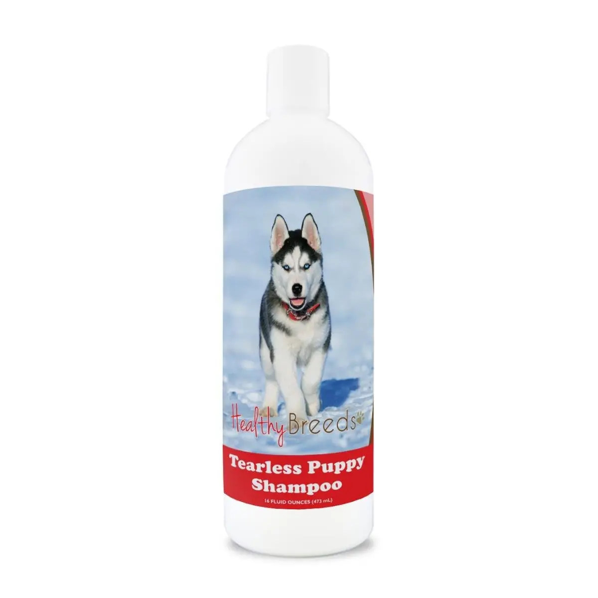 Healthy Breeds Siberian Husky Tearless Conditioning Puppy Shampoo - Single Item, Puppy-Safe for 4 Weeks+ Pets, Sensitive Skin Support, Healthy Skin, Soft Coat, Gentle Proteins, Lanolin, Liquid Formula, 1.4 lbs