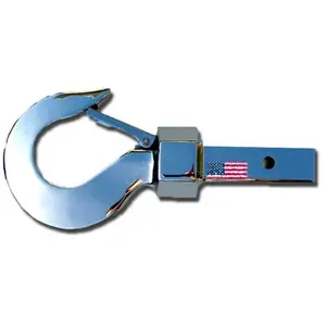 XL Chrome Monster Hook It's Big! - with HD Locking Hitch Pin (Vehicle Recovery)