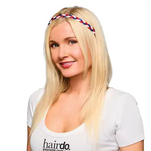 Braid Spirit Wear Headband - Red, White, Blue Fashion Hair Accessory