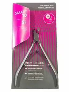 Staleks Pro SMART 10 5mm Cuticle Nippers Half Jaw Finish for Precise Efficient Trimming Essential Tool for Advanced Users Professional Cuticle Care - Nail