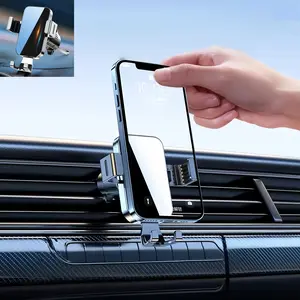 Air Vent Cell Phone Car Mount, 360° Rotation Car Phone Holder, Adjustable Stable Car Phone Holder Mount,Rotatable Car Phone Mount Car Phone Cradle Shockproof Holder.
