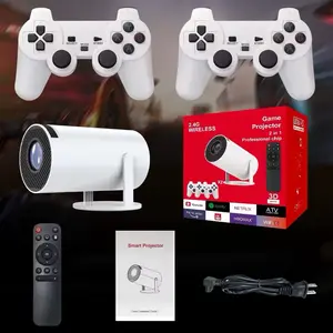 HD 4k resolution Game with Two Game Consoles,Portable game WiFi6, Automatic Correction, 270° Rotatable Compatible with iPhone android Audio