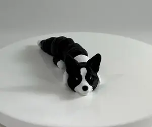 Cardigan Welsh Corgi 3D Articulated Keychain