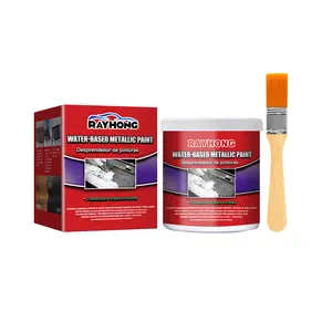Rust Converter for Metal, 1Pcs Water-Based Metallic Paint Rust Removers with Brush, Anti-Rust Protection Car Coating Primer for Stopping and Preventing from Spreading Rust