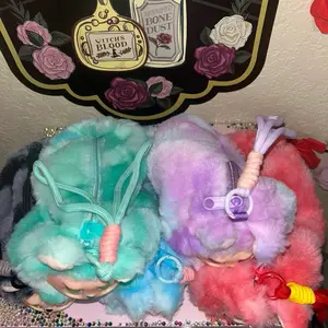 La purse pencils holder furry cute