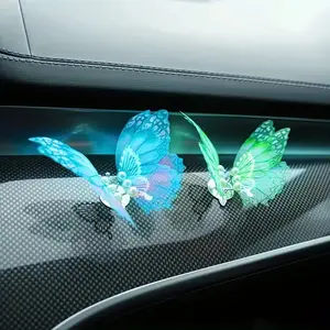 3-Pack Animated Butterfly Car Decorations - 3D animated butterflies suitable for car interior decoration, suitable for most models, car accessories |   car ornaments |   car accessories