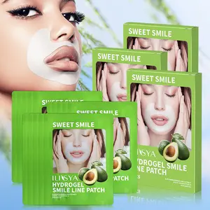 ilisya hydrogel smile line patches - lip contour hydration boost - unisex facial care - daily wrinkle prevention