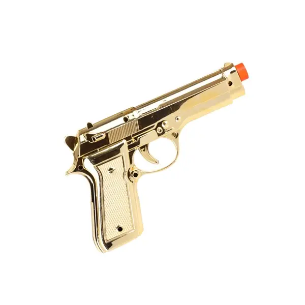 Gold Toy Gun Accessory