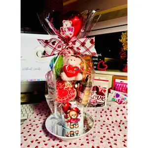 Ultimate Valentine’s Day "Sweetheart" Gift Bundle – Plush Teddy, Fragrance & Treats in Designer Mug