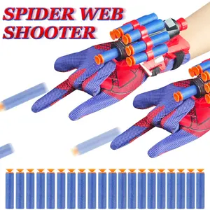Spider Web Launcher Toy Set with Spider Glove Launcher, Christmas Gift for Young Men and Women, Halloween Gift, Friday Gift