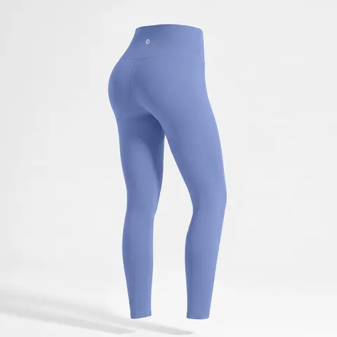 High Waist Soft Stretchy Yoga Leggings, Seamless No Camel Toe Workout Sports Pants, Solid Color Gym Fitness Tights