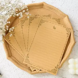 31pcs Retro Rabbit Pattern Letter Writing Paper, Vintage Aesthetic Cream Paper for Love Letters, Handwritten Note Cards