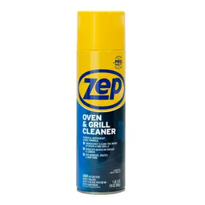 ZEP Stove Oven Cleaner - Stove Oven Cleaner ZEP - Heavy Duty Oven and Grill Cleaner, 19 oz Household Spray Cleaning Cloth Stainless Steel