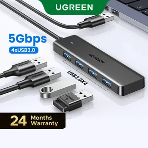 UGREEN 5Gbps USB 3.0 Hub, 4 Ports USB A/USB C Splitter, Ultra-Slim Design, Compatible with PS5, Xbox, Mouse, TikTokShopBacktoSchoolKeyboard, Flash Drive,tiktokshopmemorialday