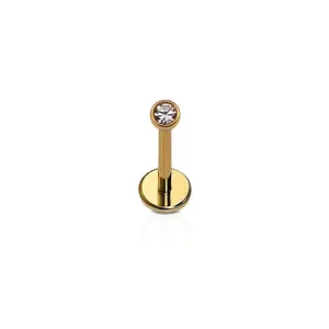 Cords Club Zirconia Constellation Flat Back Stud - Surgical Steel Single Earring with Tiny Gemstone
