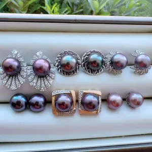 Piswency Freshwater Pearl Earring and Jewelry in Natural Color