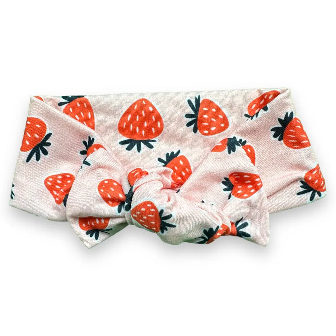 Red Strawberries Bow