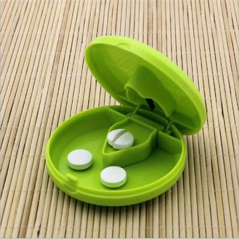 1pc Portable Pill Organizer with Splitter and Medicine Storage - Ideal for On-the-Go and Daily Use