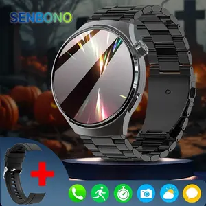Smart Watch, Full Touch Display, Activity Tracker, SMS & Call Reminder, Pedometer & Calorie Counter, Sports Recording, Wireless Sync, Universal for iPhone Android, Premium Gift for Daily Use