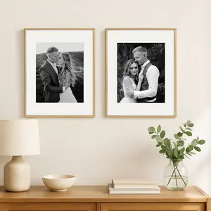 Rope-Texture Picture Frame with Mat, Shatter-Resistant Glass for Artwork and Home Decor