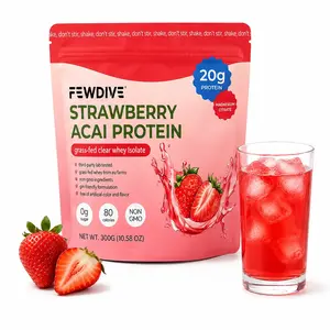 FEWDIVE Whey Protein Isolate Powder / 300g Grass-Fed Whey Concentrate & Isolate Blend (Scoop included)