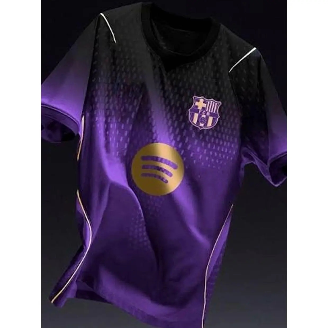 Unisex Purple Soccer Jersey Barcelona Away Stadium Shirt 2026-27 Away Shirt Football Shirt Breathable Fan Style