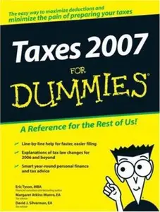 USED Book - Taxes 2007 For Dummies (TAXES FOR DUMMIES) by Eric Tyson (Paperback) - english