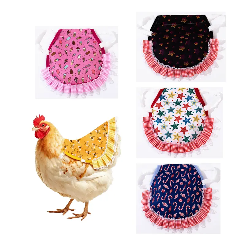 3-Pack Hen Saddle Apron, Double-Layer Chicken Vest Protector for Laying Hens, Anti-Pecking Rooster Mating Guard, Coop Armor for Feather Loss & Skin Injury, Backyard Poultry Supplies