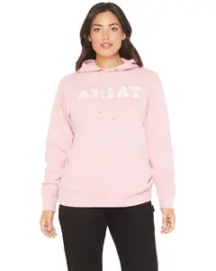 Ariat Women's Boot Barn Lace Puff Logo Hoodie - 10074953