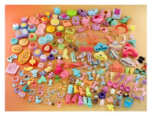 minilpsshop miniature cat and dog figures accessories random 35 pc