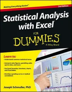 USED-Statistical Analysis with Excel For Dummies by Joseph Schmuller (Paperback)