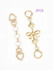 Heart & Moon Design Purse Handbag Chain Extender, Novelty Bag Extender Chain, Purse Strap Extenders for Women & Girls, Bag Charm Accessories, Bag Chains For Handbags