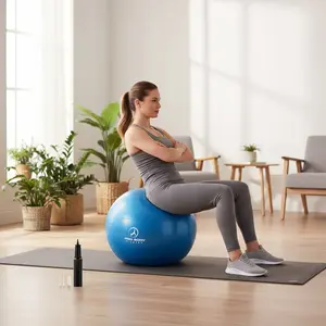 Exercise Ball- Yoga, Workout, Pregnancy & Physical Therapy
