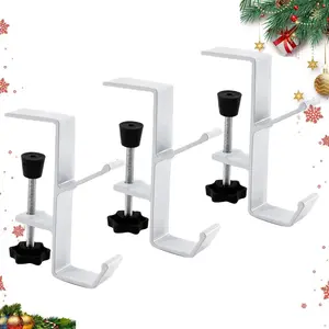 3 Pack Christmas Stockings Holder Hanger,Metal Hooks for Hanging Christmas Stockings,Stocking Holders for Mantle for Christmas Decorations
