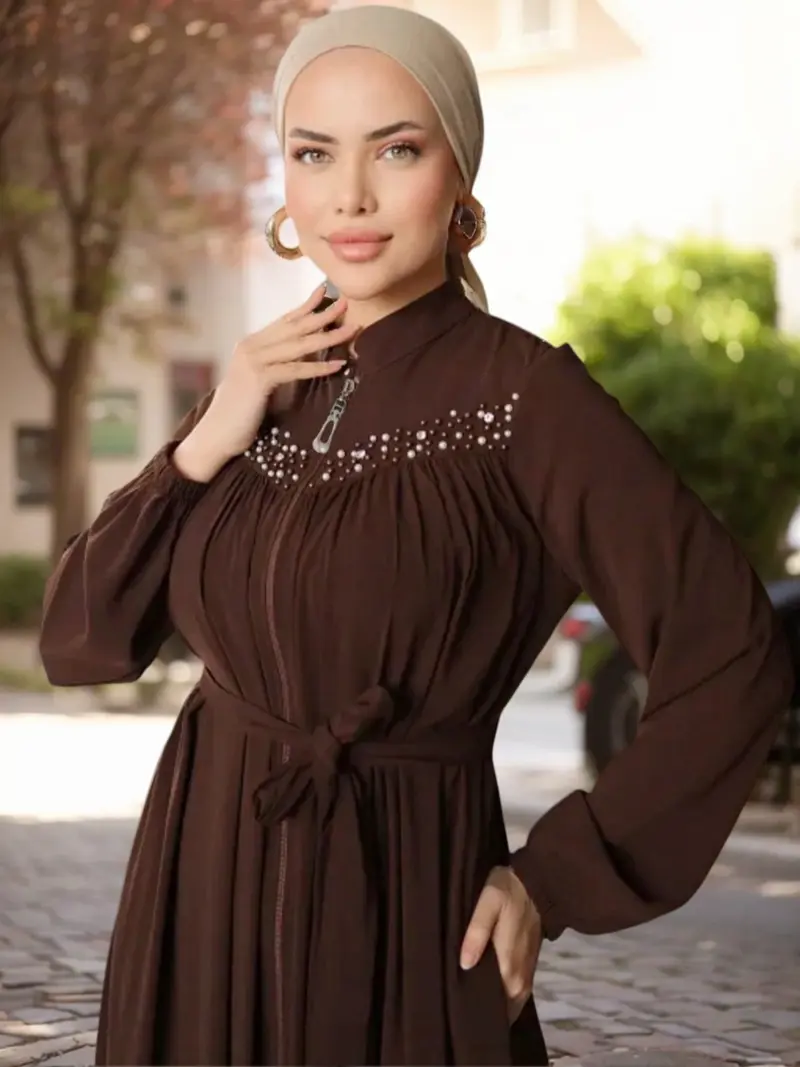 white christmas dresses Afsah Mint Ruffle Lightweight Summer Spring Abaya Dress