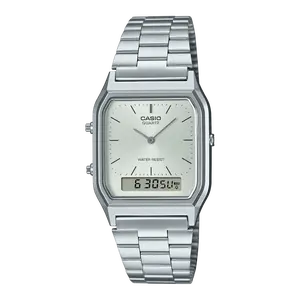 Casio AQ230A-7AVT: Sunburst Silver Dial, Casio AQ230 Series