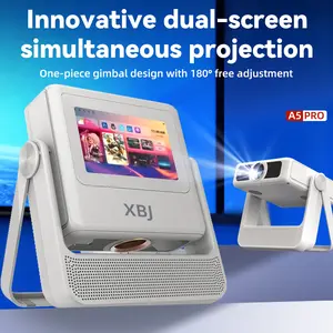 XBJ A5 PRO Innovative Dual-Screen Simultaneous Projection with 180° Free Adjustment One-Piece Gimbal Design
