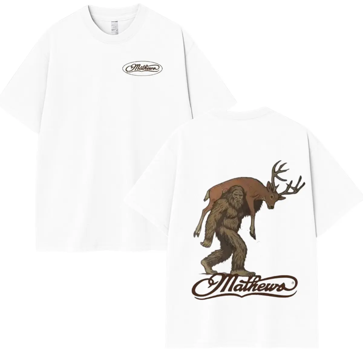 Mathews Archery Deer Carry T-Shirt, Gift for Mathews Archery Fans, Unisex Short Sleeve Casual 100% Cotton, Tactical Gear, Made in USA