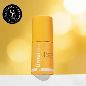 Timeless 1 Skin Care 20% Vitamin C + E Ferulic Acid Serum | Brighten, Repair & Protect|Antioxidant Facial Serum, Skin Brightening, Barrier Repair & Daily Protection, 30ml