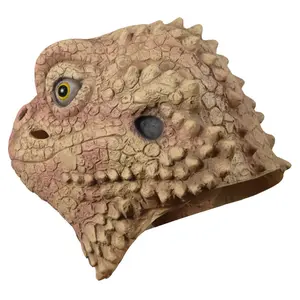 Anime Lizard Mask Cute Animal Latex Headwear Halloween Bar Prop