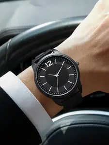 Men's Watch Set, Casual Sports Quartz Watches, Strap, Elegant for Formal & Casual, Perfect Gift for Father's Day