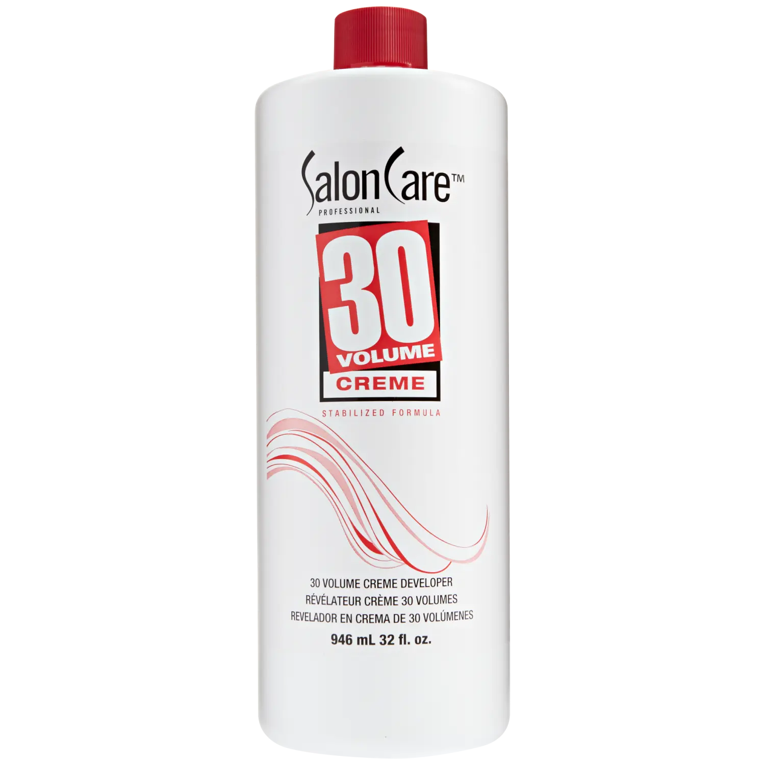 Salon Care 30 Volume Creme Developer Gel, Professional Hair Product with Extra Lift Formula for Strong Hair Lightening, Hair Products, Adults