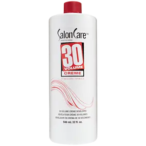 Salon Care 30 Volume Creme Developer, Extra Lift Formula, Easy to Handle Cream Consistency