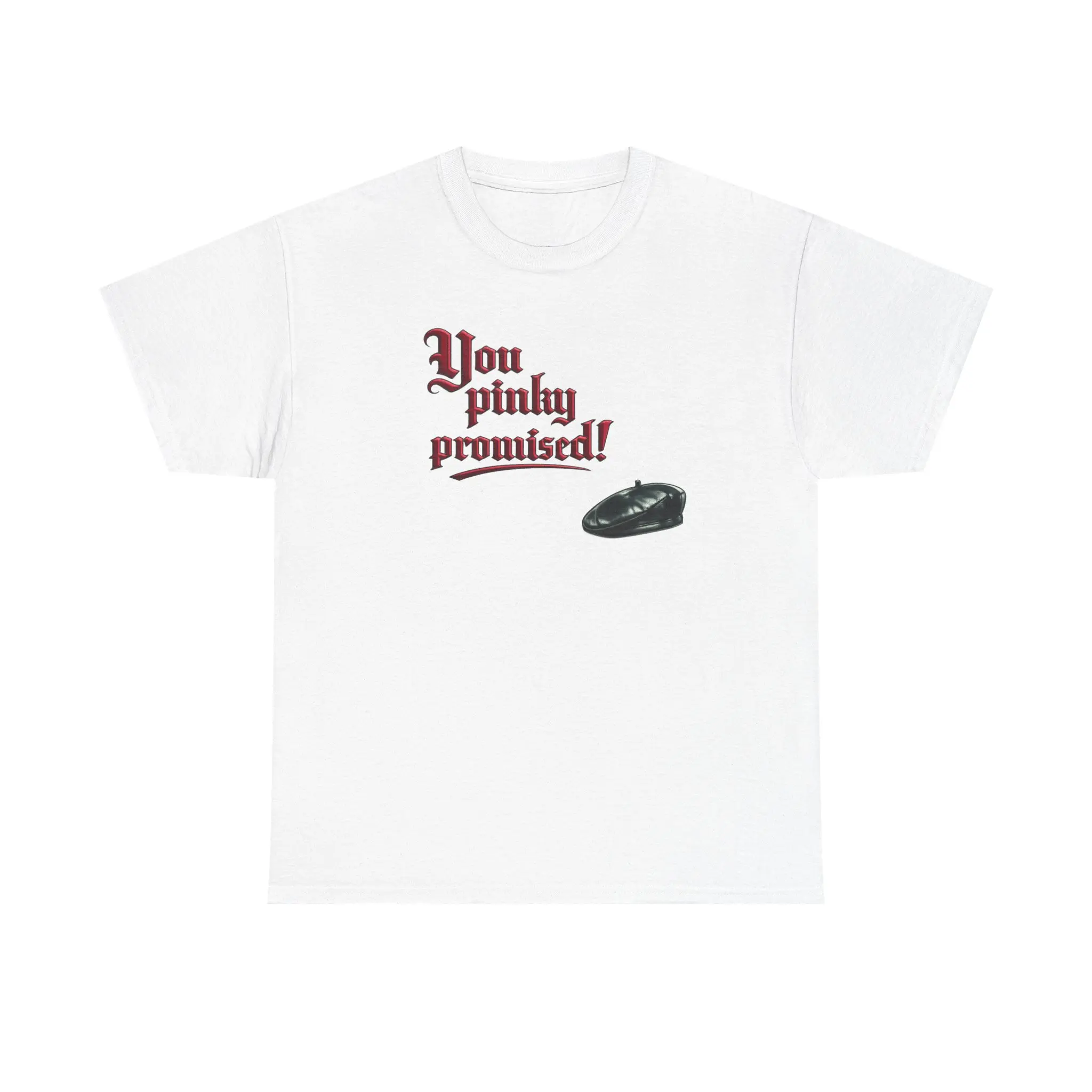 You pinky promised! Tee | Vintage script, pinky promise design