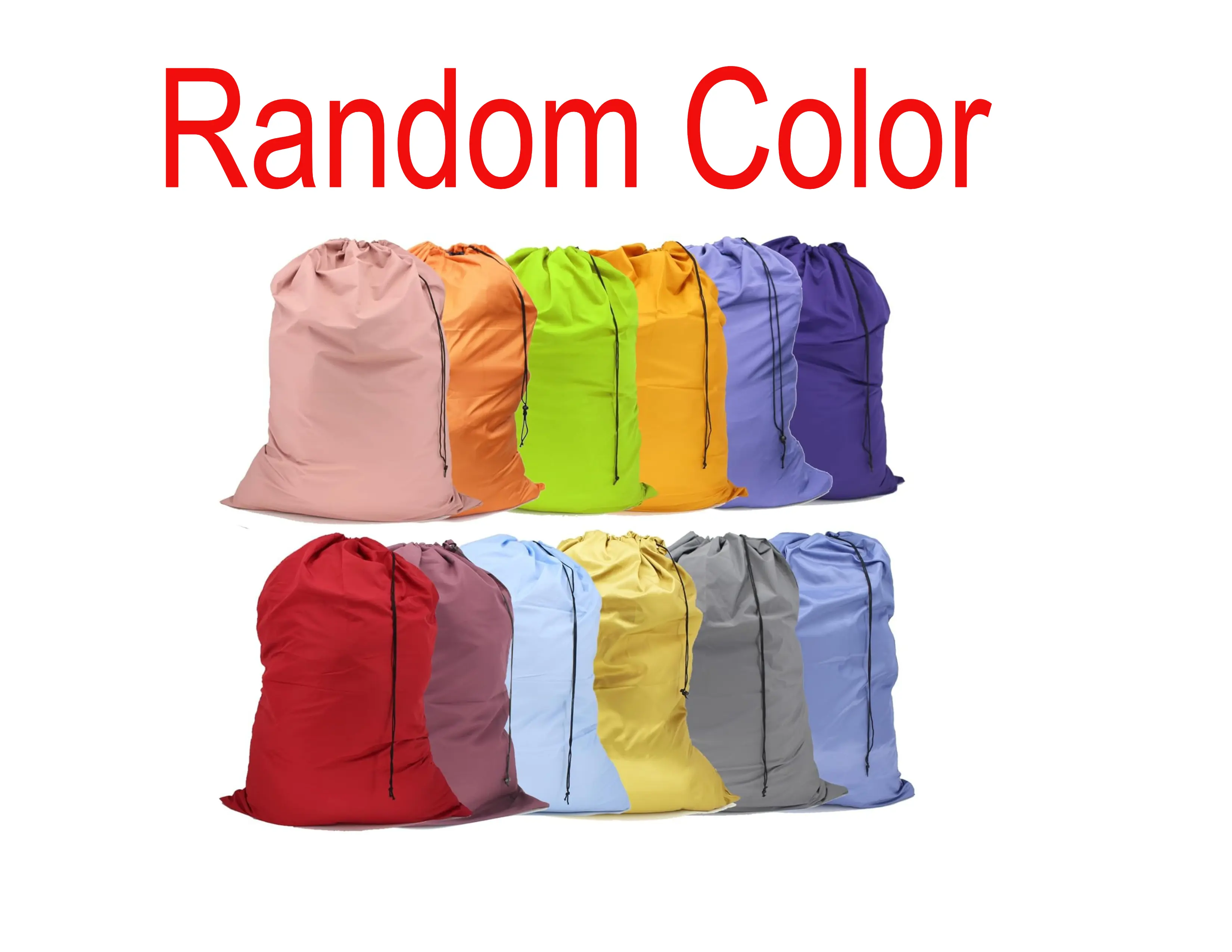 Extra Large Synthetic Nylon Laundry Bag - 30x40in Lightweight Adjustable Portable Laundry Accessory, Drawstring Hamper for Dorm Room, Camping, Machine Washable, Accessories, Traveling