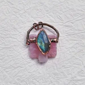 Mysterious and Elegant Labradorite Pendant - A Lucky Charm for Young Girls 【PS.1.1 LIVE】
