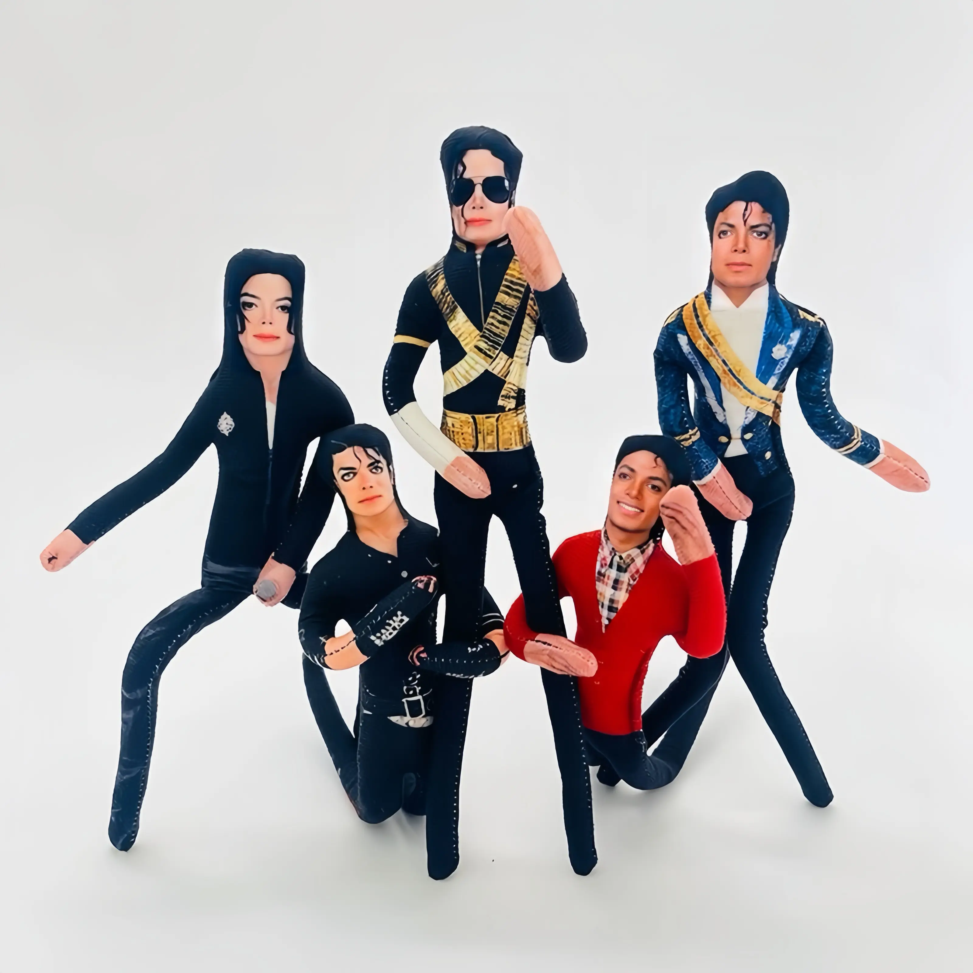Michael Jackson Role-Playing Prop Doll, Plush Toy,Abstract Jointed Figure for Room Decor, Gift Idea,Trendy Character Accessory MJ doll
